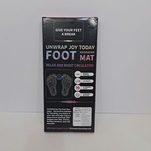 EMS Electric Foot Massager Pad 19 Level Muscle Stimulator Blood Circulation Mat